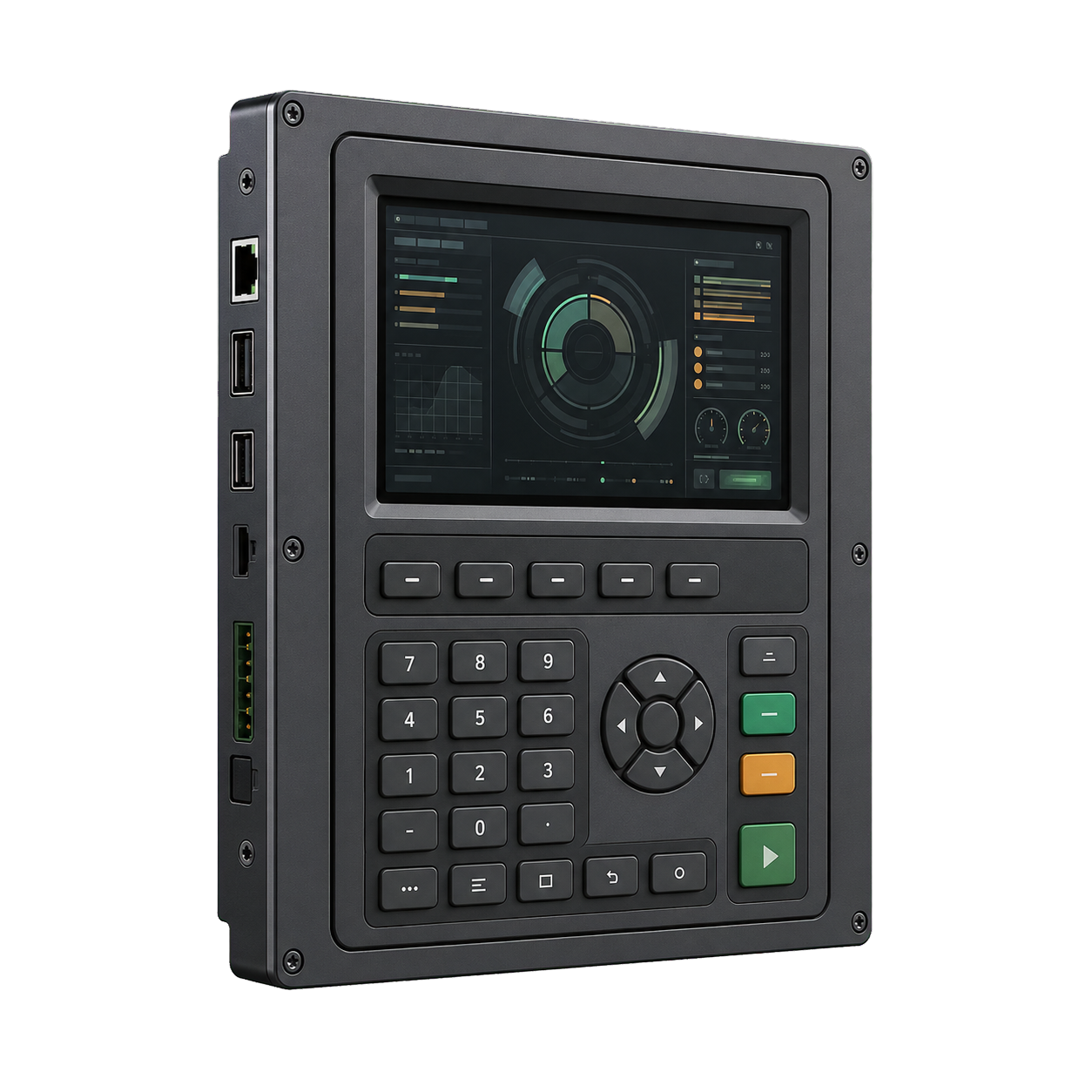 Original industrial HMI and keypad controller concept